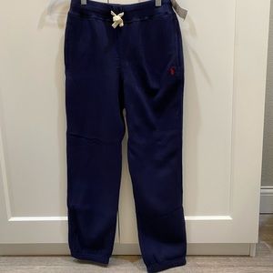 Navy blue sweatpants